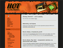 Tablet Screenshot of hotamps.com